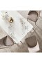 Brooklyn V1 1+6 Dining Set Marble - Grey & White - 6