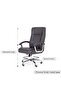 Malbon Office High Back Chair -dark Brown - 5