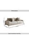 Rocan 4 Seater Sofa - Beige - 4