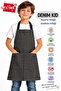 Denim Kid Denim Fabric Painting Apron Picture Apron Kindergarten Apron Children's Denim Kitchen Apron - 2