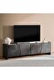 Terra Tv Unit Upto 80 Inches Marble - Beige & Brown