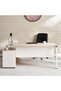 Leno Office Desk 180cm -white Oak Top - 2