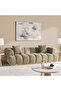 Kome 3 Seater Sofa- Green
