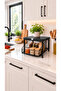 Multipurpose Cabinet Organizer Shelf, Kitchen Shelf, Bathroom Shelf, Under-Counter Shelf, Metal - 3