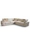 Dronto New Corner Sofa Set - Beige - 8