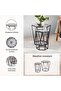 GEMSO METAL& MOSAIC TABLE SET OF 2 - BLACK WHITE - 6