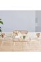 Fransco Sofa Set 2+1+1+coffee Table - Beige Light Brown - 2