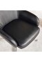 Formal Office Single Seater Sofa Pu + Chrome Legs - 4