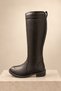 Women's Genuine Leather Elastic Riding Boots - 4