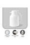 Luis Vacuum Flask 1l -white - 5