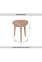 Molteni Outdoor End Table - Brown - 6