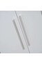 ENSTATITE 6 DOOR WARDROBE WITH 4 DRAWERS-WHITE - 2