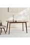Sylas 1+6 Dining Table Set Veneer - Walnut & Grey - 2