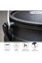 Ferric Cast Iron Cauldron Pot 3l -black - 6