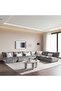 Macrame Corner Sofa Set Grey