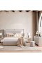Humana 6 Pc Bedroom Set 200x200 Cm - Grey High Gloss