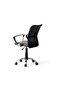 Gerry Office Medium Back Chair Mesh Fabric - Dark Grey Black - 7