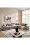 Specialty Armless Sofa - Grey - 2