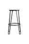 Zoltan Bar Stool Wood - Dark Brown - 5