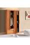 Enstatite 4 Door Wardrobe With 2 Drawers-brown - 2