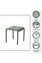 Pilar Outdoor Balcony Set 2+1 -olive Green - 3