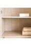 Adaline 6 Door Wardrobe With Mirror - Grey - 6