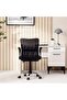 Gerry Office Medium Back Chair Mesh Fabric - Dark Grey Black - 3