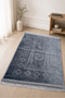 Soft Velvet Textured Prayer Mat - Patterned Tufted Prayer Mat - 3