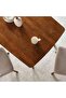 Sylas 1+6 Dining Table Set Veneer - Walnut & Grey - 4