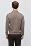 Men's Buttoned Polo Collar Slim Knit Sweater - 3