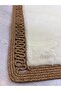 Duru Jute Straw Rope & Plush Prayer Mat with Non-Slip Base, Soft Textured Handmade Decorative Prayer Mat - 5