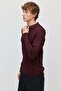 Men's Ribbed Polo Collar Knit Sweater - 3