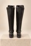 Women's Genuine Leather Flexible Buckle Detailed Riding Boots - 5