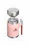 The Legendary Food Jar + Spork .4L / 14oz Peach Rose - 2