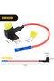 10 Pack Micro 2 Fuse TAP 12V Car Add a Circuit ATR Blade Fuse Adapter with 20A Fuse Micro II Fuse Holder Add On Dual Circuit Adapter for Cars Trucks Boats (50058R) - 7