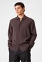 Comfort Fit Brown Long Sleeve Shirt - 5