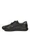 Black Genuine Leather Large Size Men's Casual Shoes 0232120 - 2