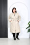 WOMEN'S LARGE SIZE TRENCH COAT - 3