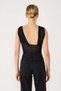 Bodysuit asimetric drapat - 4