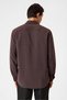 Comfort Fit Brown Long Sleeve Shirt - 6