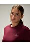 6Wf3009-Brd Women's Sweatshirt Burgundy - 3