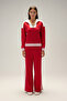 Half Zipper Women's Sweatshirt 6Wf1025-Rd - 5