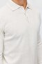 Men's Buttoned Polo Collar Slim Knit Sweater - 6