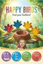 Happy Birds 55 Pieces Colorful Educational and Fun Intelligence Development Box Game for Ages 3+