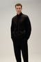 Men's Zippered Sweatshirt 5Wm1545-Bk