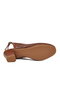 Brown Straw Detailed Thick Heeled Oval Toe Women's Evening Dress Shoes 18386016-01 - 5