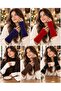 Trend New Bearded Fluffy Fingerless Open Gloves, Winter New Fingerless Gloves, Women's Gloves - 2