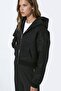 Sparkly Hooded Zipper Sweatshirt - 5