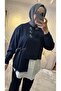 920 Shirt with Details Luna Set Navy Blue - 2