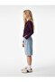 Cotton Long Sleeve Polo Neck T-Shirt with Drawstring Detail and Zipper